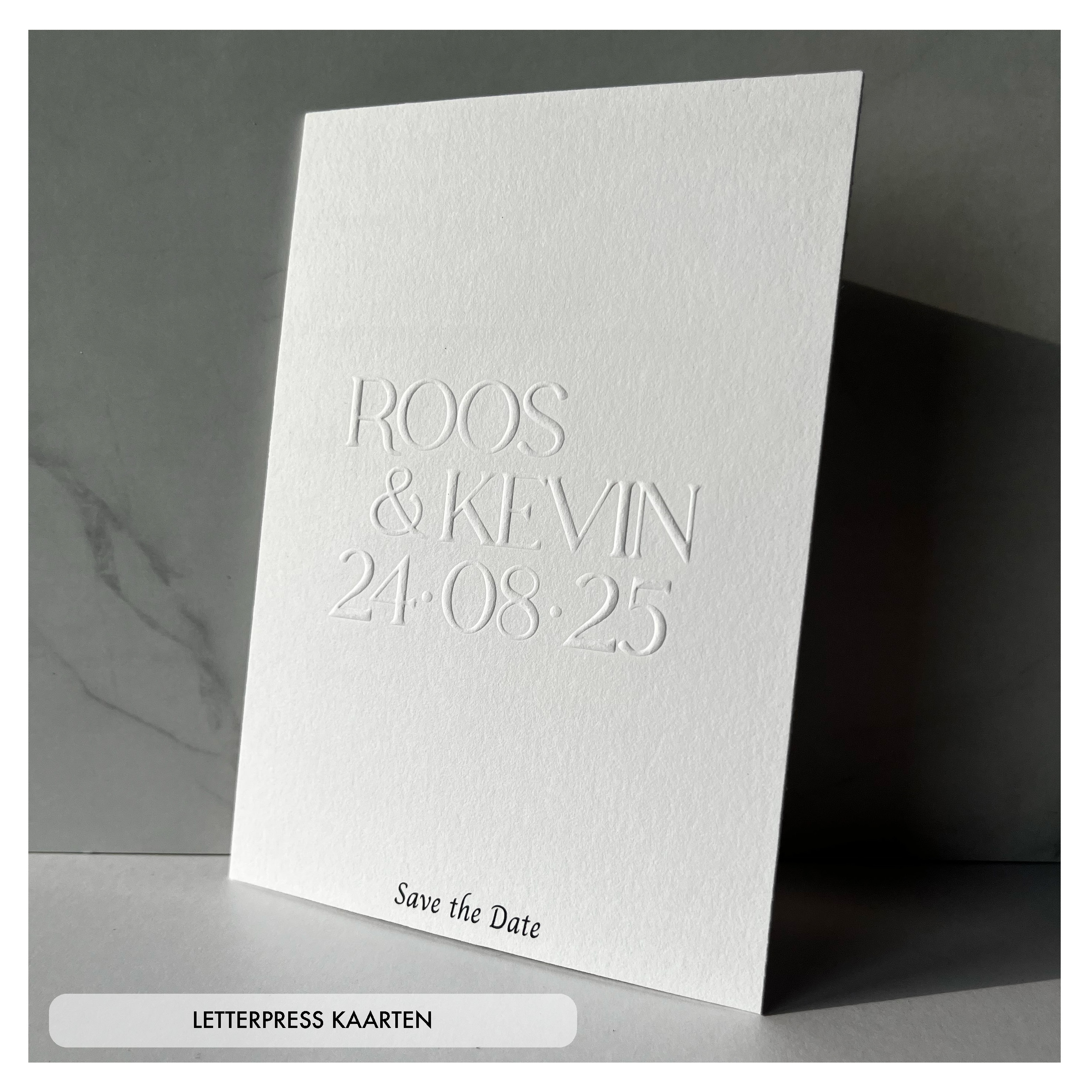 Letterpress kaarten