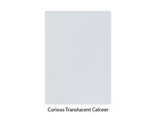 meer informatie over Curious Translucent Calceer