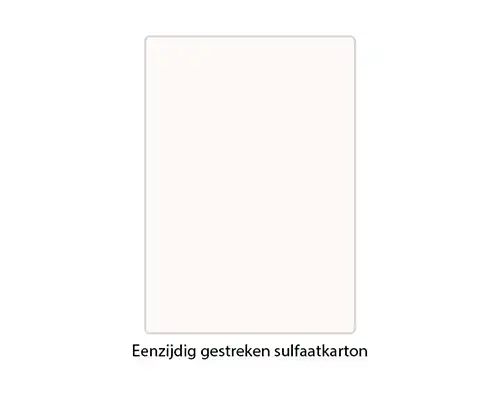 meer informatie over Eenzijdig gestreken sulfaatkarton