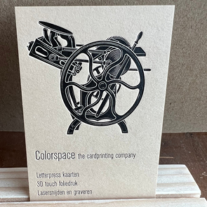 Letterpress visitekaartje