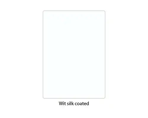 meer informatie over Wit Silk coated