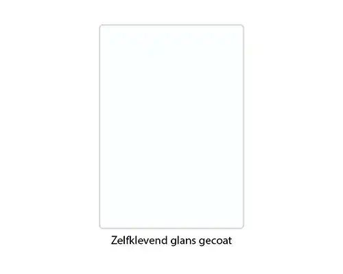 meer informatie over Zelfklevend glans gecoat